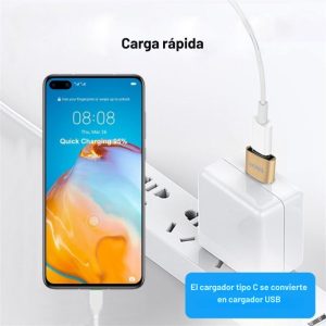 Accesorio Enkay USB a USB-C con diseño mini plug-and-play.
