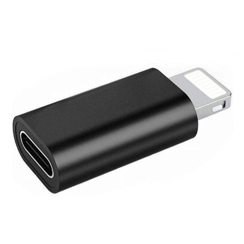 Adaptador Enkay HC-6 Mini Tipo-C a Lightning compacto y portátil para iPhone.