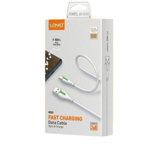 Cable USB-A a USB-C de 2 metros LS572C LDNIO