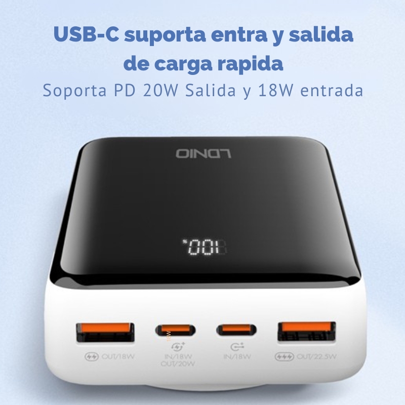 Power Bank LDNIO PQ18 20000mAh.