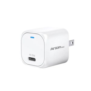 Cargador rápido Nano PD 20W ArgomTech con puerto USB-C.
