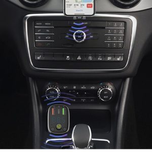 cargador de carro bluetooth 5.0 transmisor FM para carro con cargador.