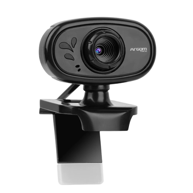 Webcam CAM20 HD 720P con micrófono integrado y clip universal para laptops y monitores.