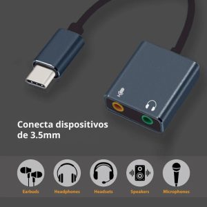 diseño compacto de 4 pulgadas, compatible con laptops, smartphones y tablets