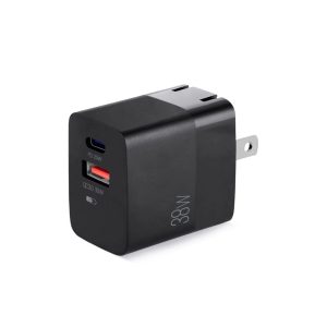 Cubo casa USB-C y USB 38W ArgomTech ARG-AC-0122BK