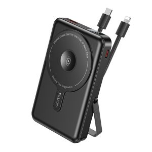 Power Bank YESIDO YP72 con pantalla LED y diseño compacto.
