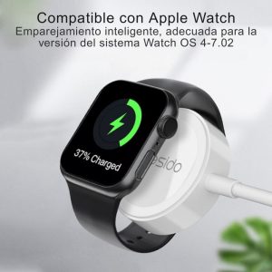 Base de carga magnética Yesido para Apple Watch con diseño compacto portátil.