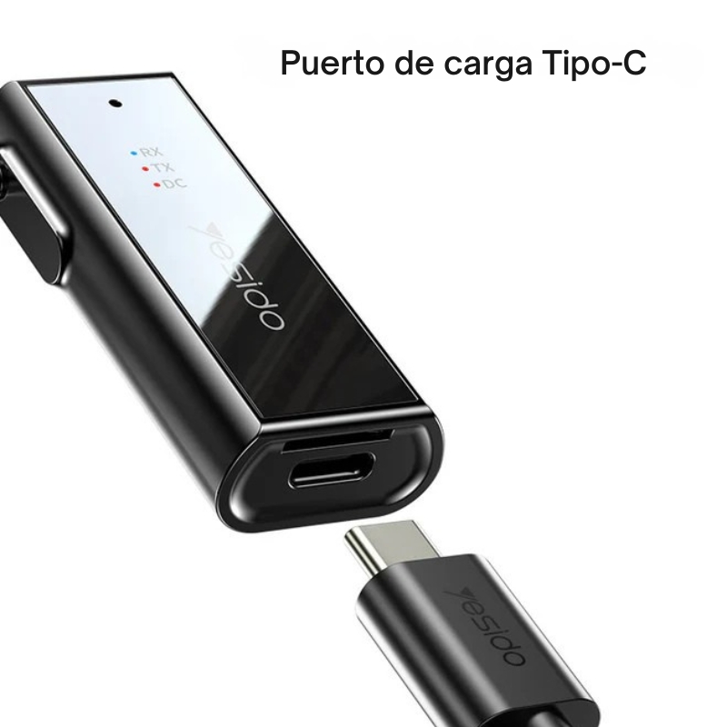 TRANSMISOR Y RECEPTOR BLUETOOTH FM
