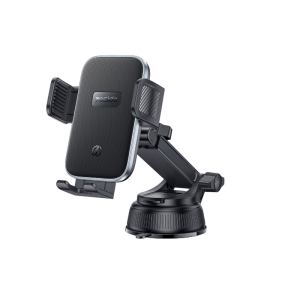 Soporte para celular YESIDO C320 para auto con carga inalámbrica rápida de 15W, compatibilidad Qi y sujeción estable para uso en automóvil.