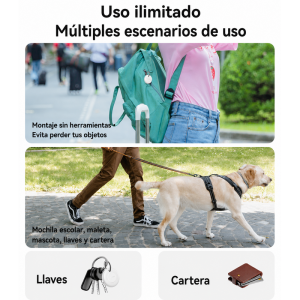 Localizador inteligente Yesido EC14 compatible con Apple find my – características destacadas