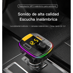 Transmisor FM Bluetooth Yesido Y45 43W con PD y QC 3.0 – características destacadas