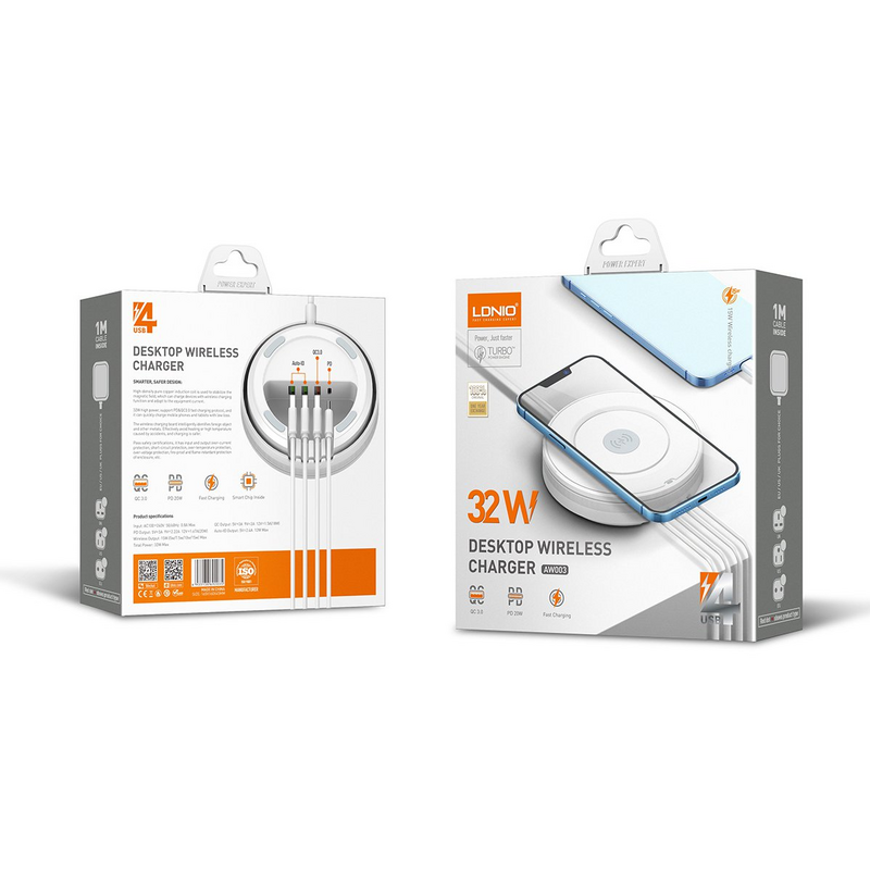 Cargador inalámbrico LDNIO AW003 15W – características destacadas