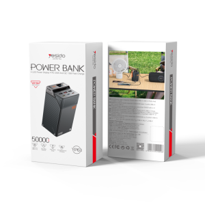 Power Bank portátil Yesido YP63 50,000mAh – detalle del producto