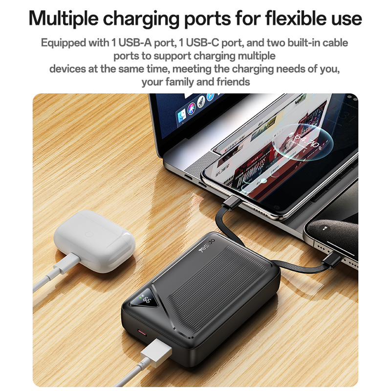 Power Bank port&aacute;til Yesido YP85 20,000mAh &ndash; vista adicional