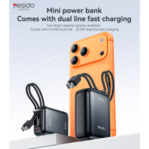Power Bank portátil Yesido YP106 20,000mAh – vista adicional