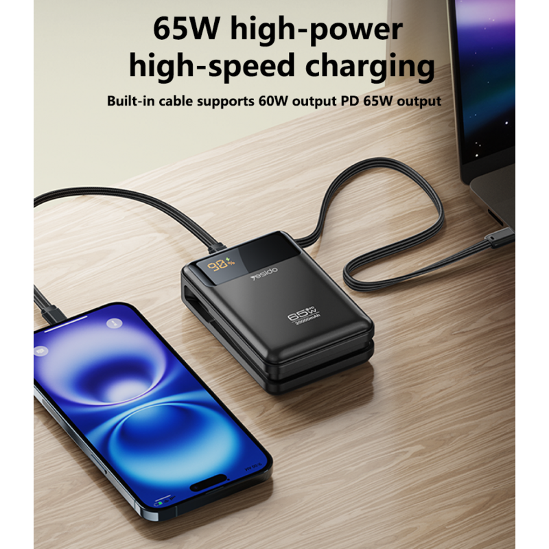 Power Bank portátil Yesido YP97 20,000mAh – características destacadas