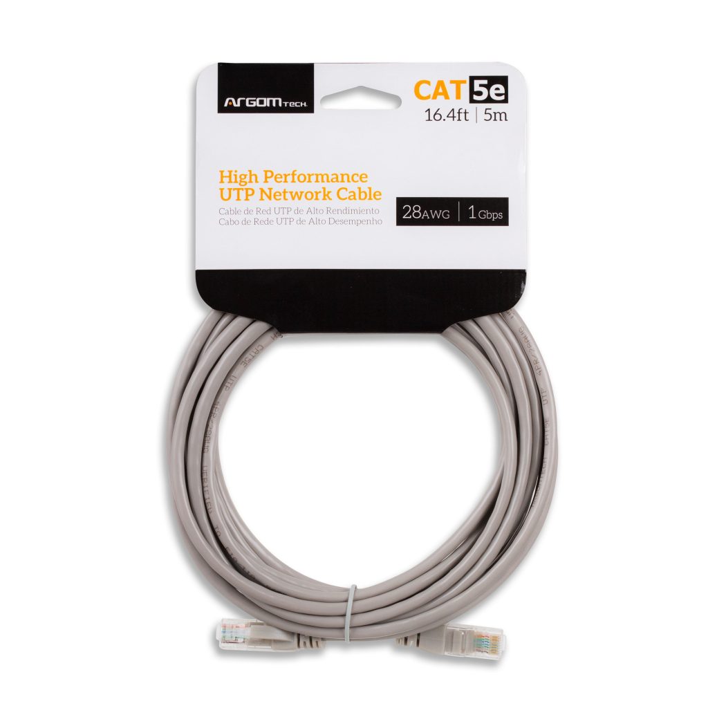 Cable de red ArgomTech CAT5e de 5 m: detalle del producto