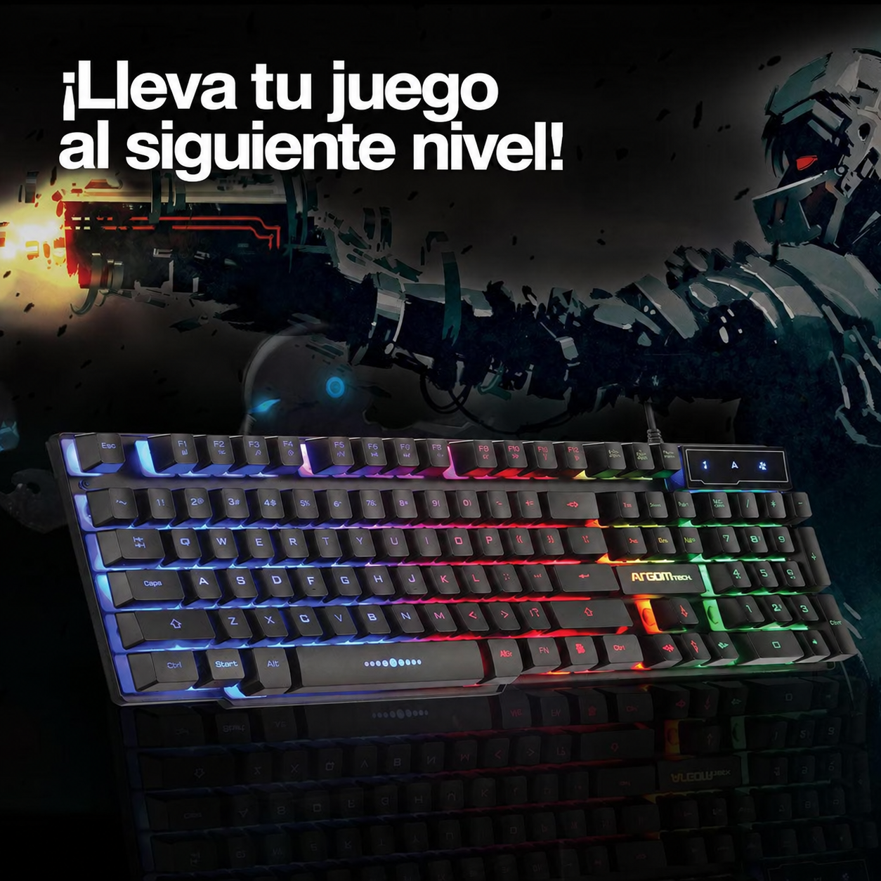 Combo de teclado y mouse ArgomTech Combat KB51: detalle del producto