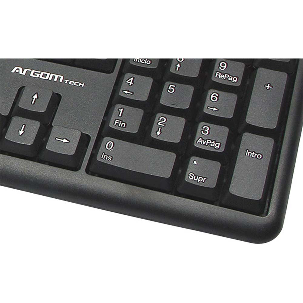 Teclado clásico USB ArgomTech en español: detalle del producto