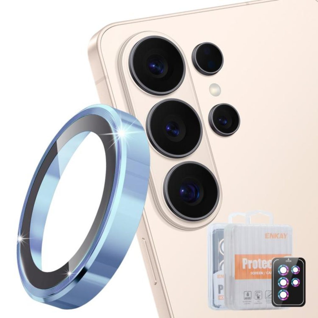 Protector de cámara Enkay S26 Ultra azul