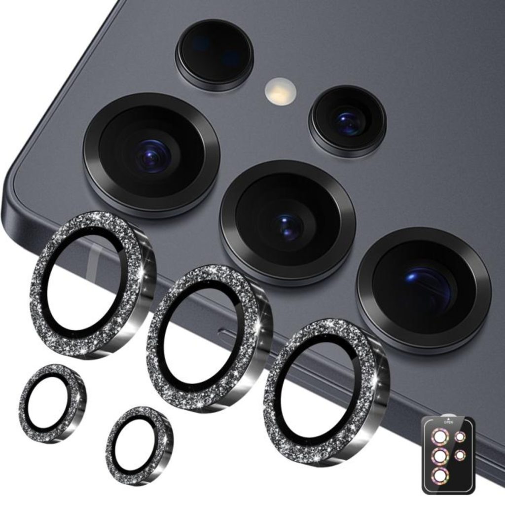 Glass camara s26 ultra glitter