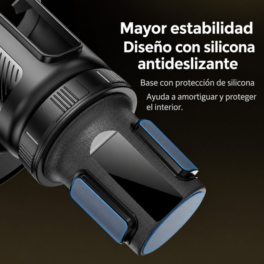 Detalle de la base de silicona antideslizante del Yesido C274