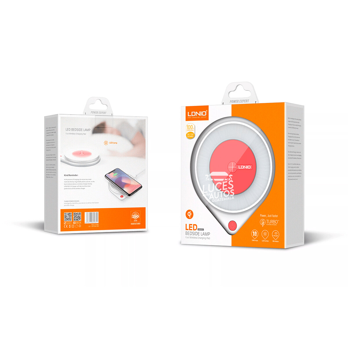 Empaque de Cargador inal&aacute;mbrico LDNIO AW001 de 10 W