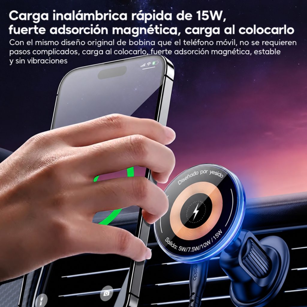 Carga magnética del modelo Yesido C308